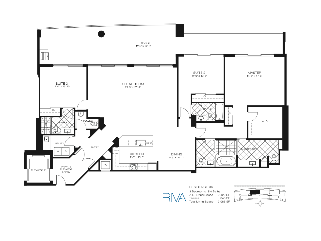 Floor Plans Riva Condo Fort Lauderdale